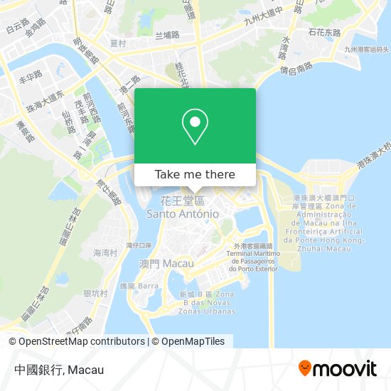 中國銀行 map