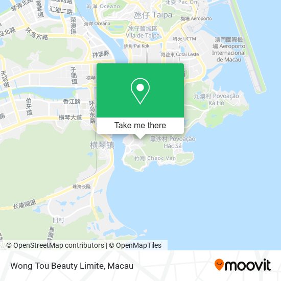 Wong Tou Beauty Limite map