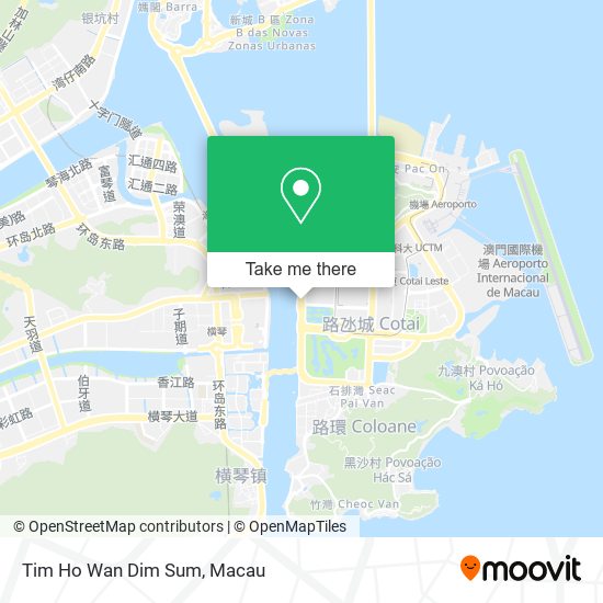 Tim Ho Wan Dim Sum map