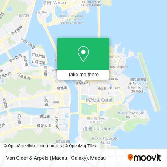 Van Cleef & Arpels (Macau - Galaxy) map