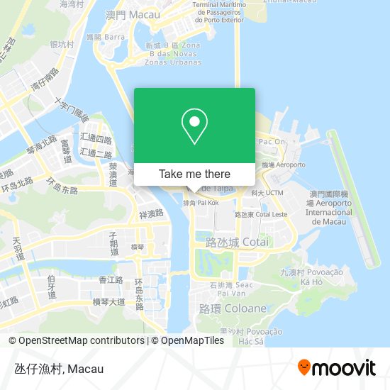 氹仔漁村 map