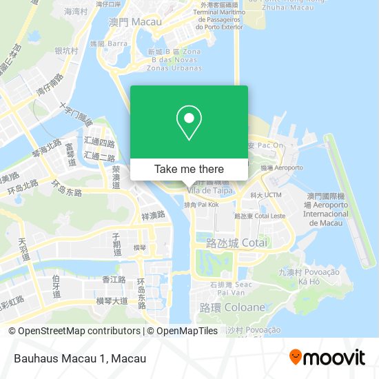 Bauhaus Macau 1 map