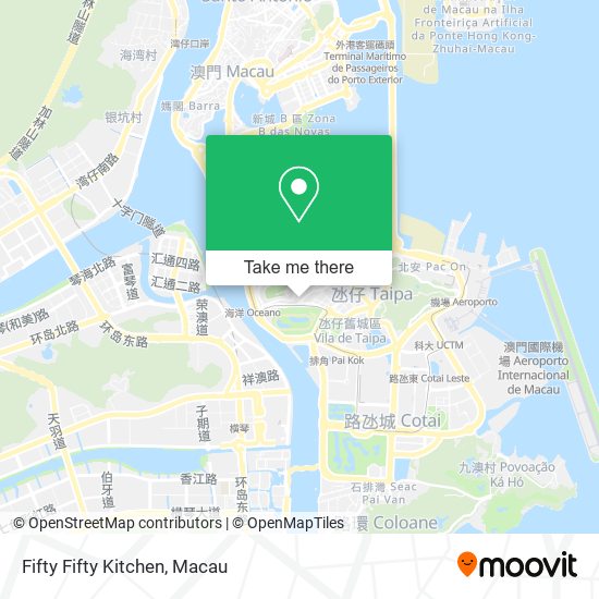 Fifty Fifty Kitchen map