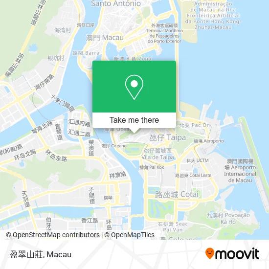 盈翠山莊地圖
