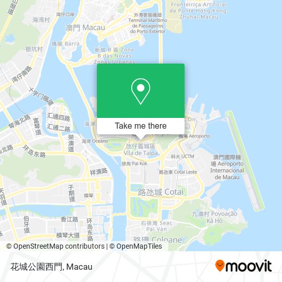 花城公園西門 map