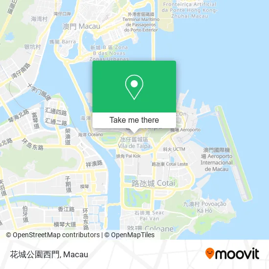 花城公園西門 map