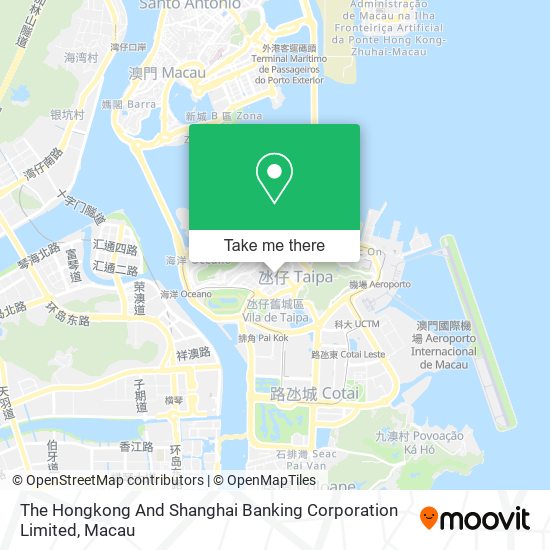 The Hongkong And Shanghai Banking Corporation Limited map