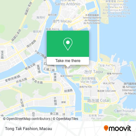 Tong Tak Fashion map