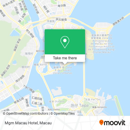 Mgm Macau Hotel map