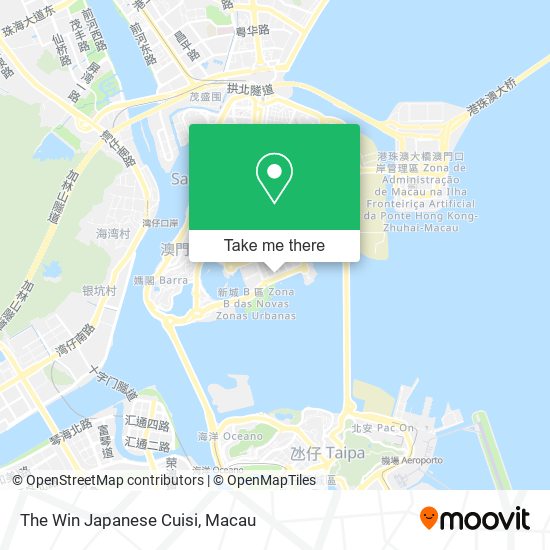 The Win Japanese Cuisi map