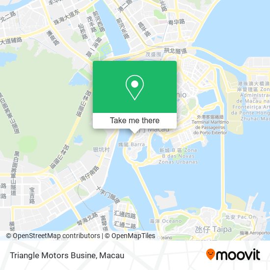 Triangle Motors Busine map