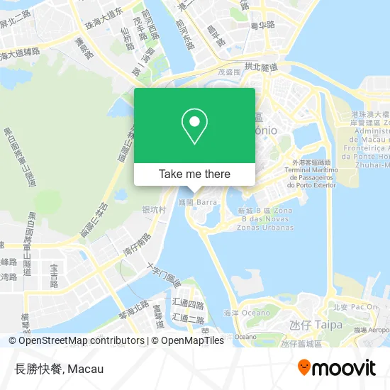 長勝快餐 map