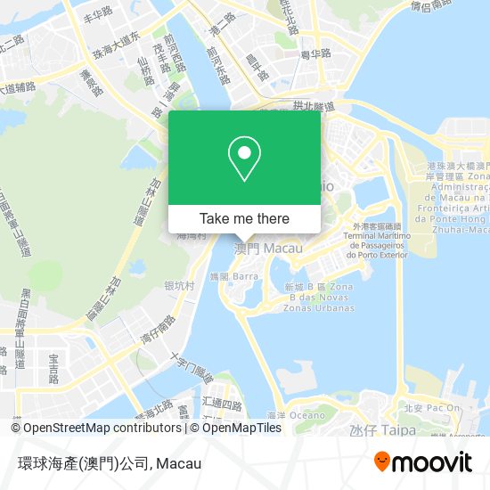 環球海產(澳門)公司 map