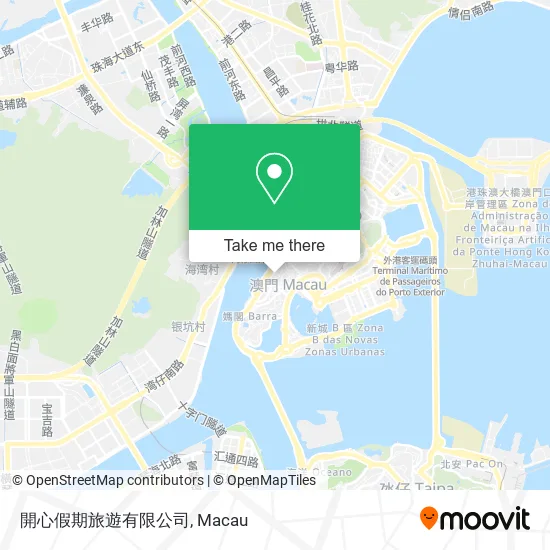 開心假期旅遊有限公司地圖