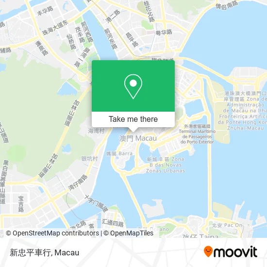 新忠平車行地圖
