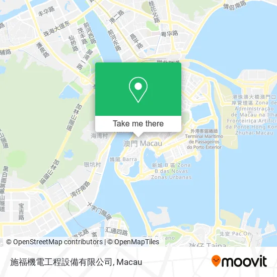 施福機電工程設備有限公司地圖