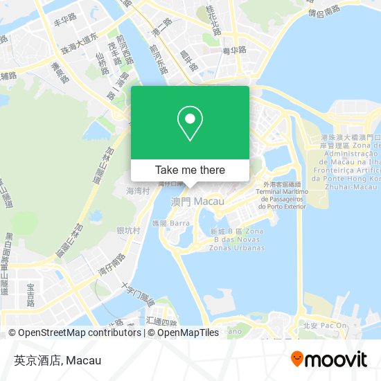 英京酒店地圖