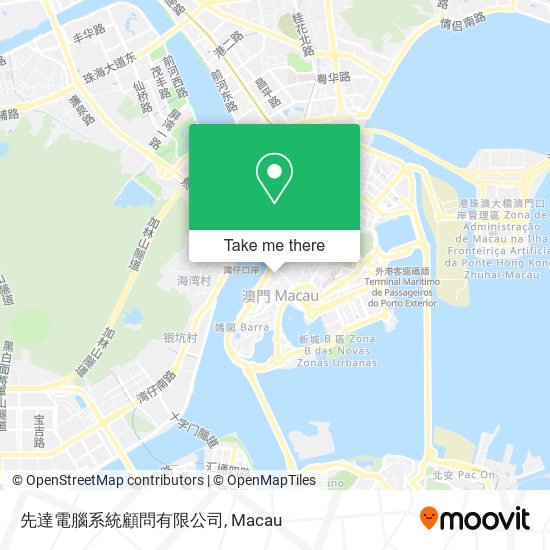 先達電腦系統顧問有限公司 map