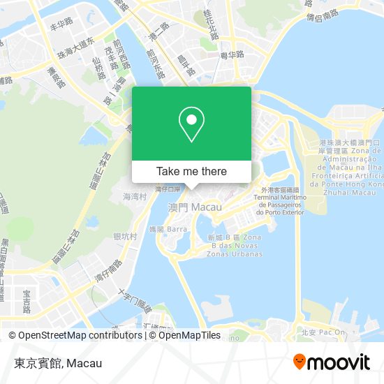 東京賓館 map