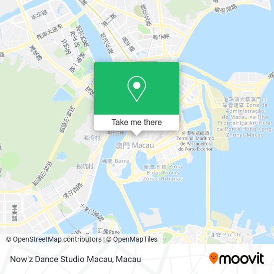 Now'z Dance Studio Macau map