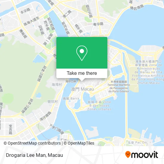 Drogaria Lee Man map