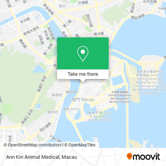 Ann Kin Animal Medical map