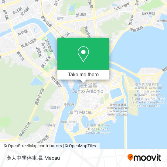 廣大中學停車場 map