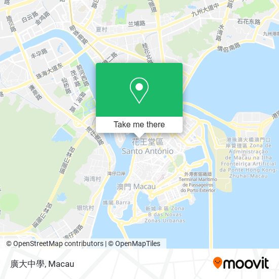 廣大中學 map
