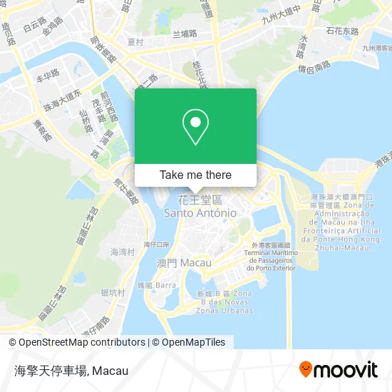 海擎天停車場地圖