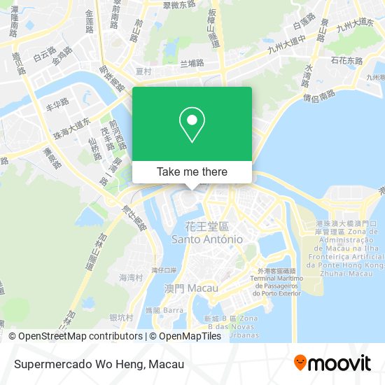 Supermercado Wo Heng map