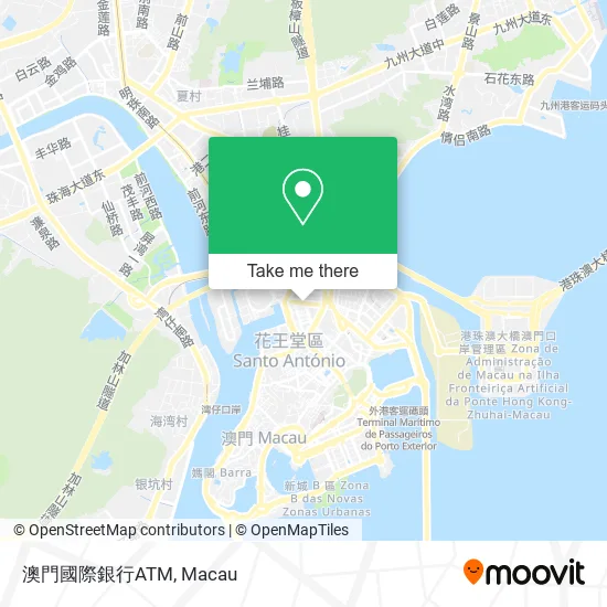 澳門國際銀行ATM地圖