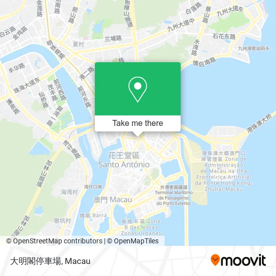 大明閣停車場地圖