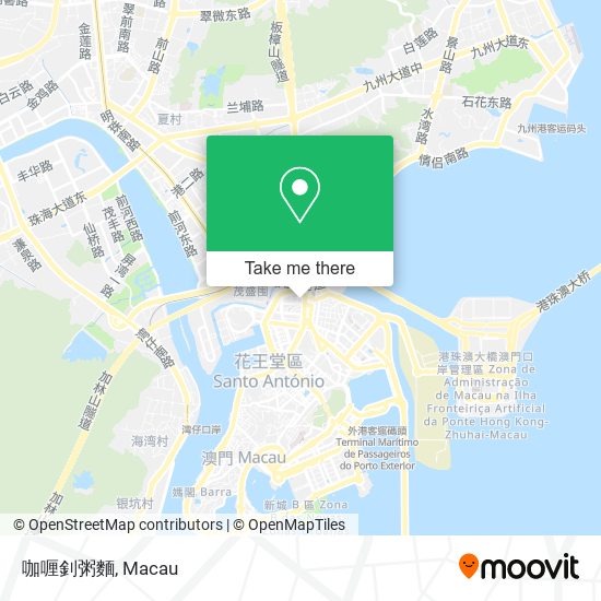 咖喱釗粥麵 map