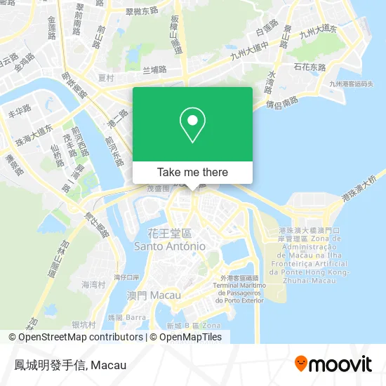 鳳城明發手信地圖