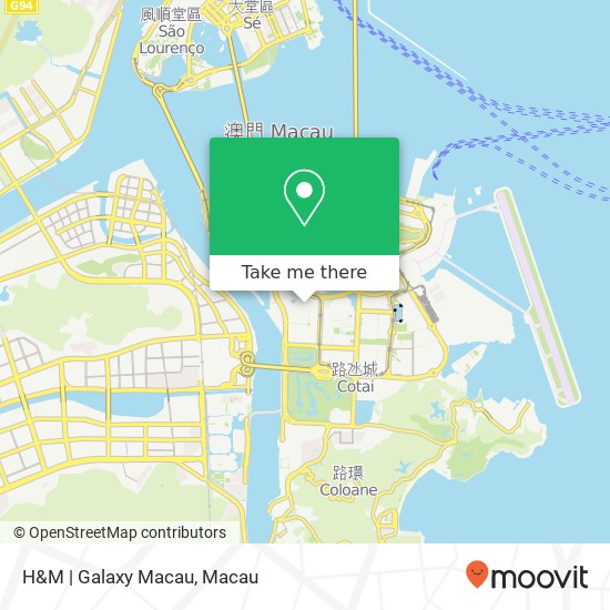 H&M | Galaxy Macau map
