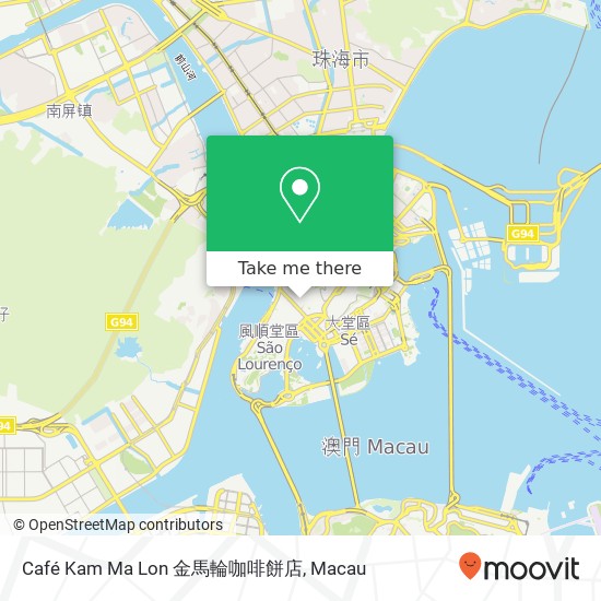 Café Kam Ma Lon 金馬輪咖啡餅店 map