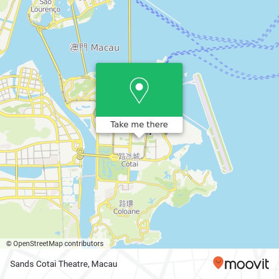 Sands Cotai Theatre map