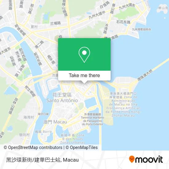黑沙環新街/建華巴士站地圖