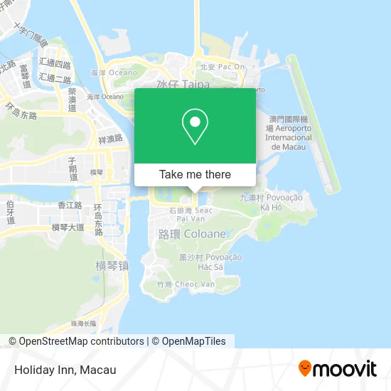 Holiday Inn map