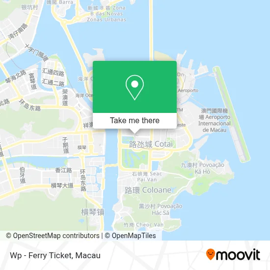Wp - Ferry Ticket map