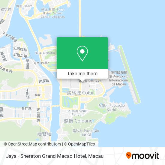 Jaya - Sheraton Grand Macao Hotel map