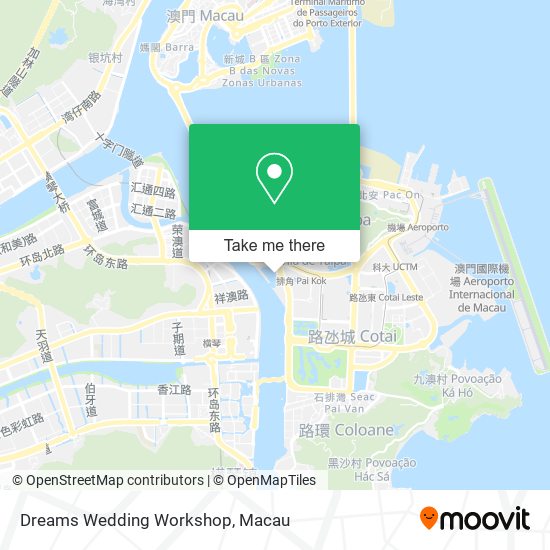 Dreams Wedding Workshop map
