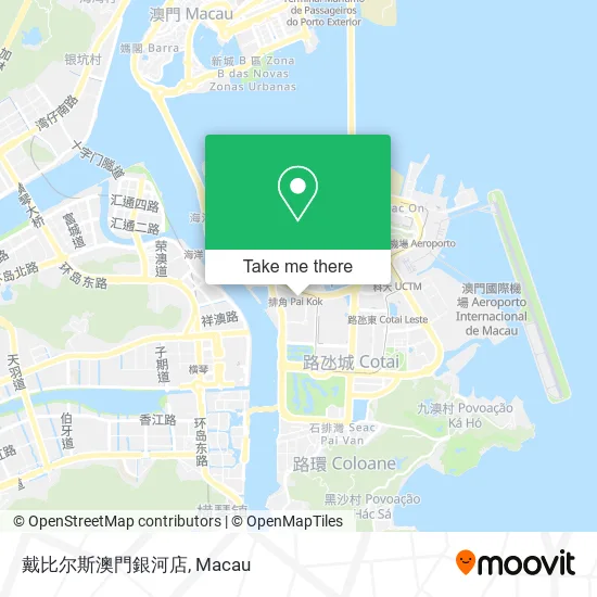 戴比尔斯澳門銀河店地圖