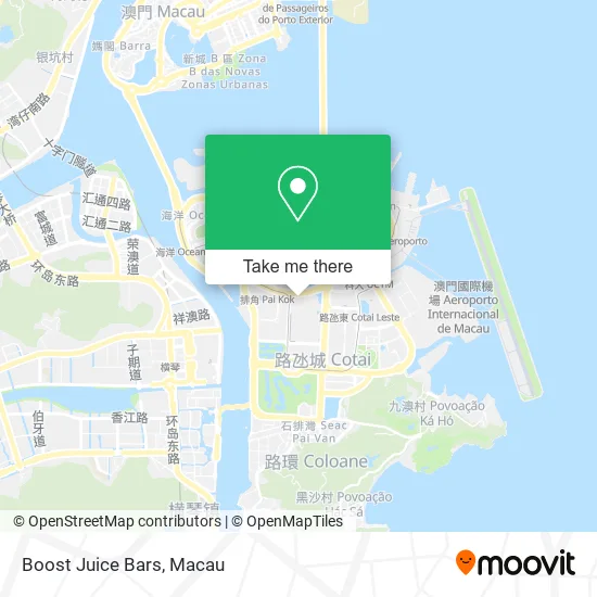 Boost Juice Bars map