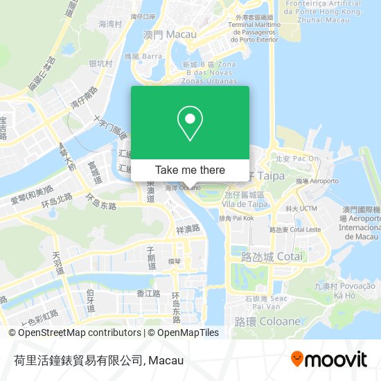 荷里活鐘錶貿易有限公司 map