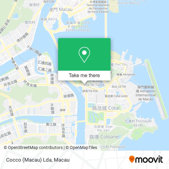Cocco (Macau) Lda map
