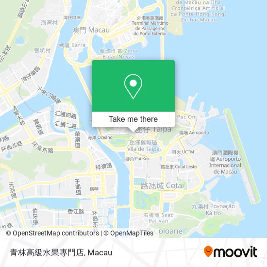 青林高級水果專門店地圖