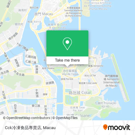 Cck冷凍食品專賣店地圖