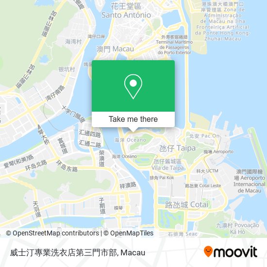 威士汀專業洗衣店第三門市部 map