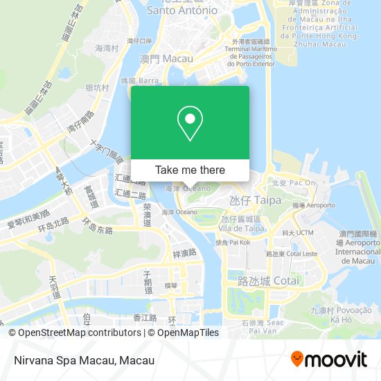 Nirvana Spa Macau map
